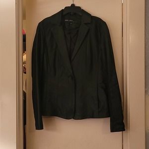 Leather Blazer - image 1